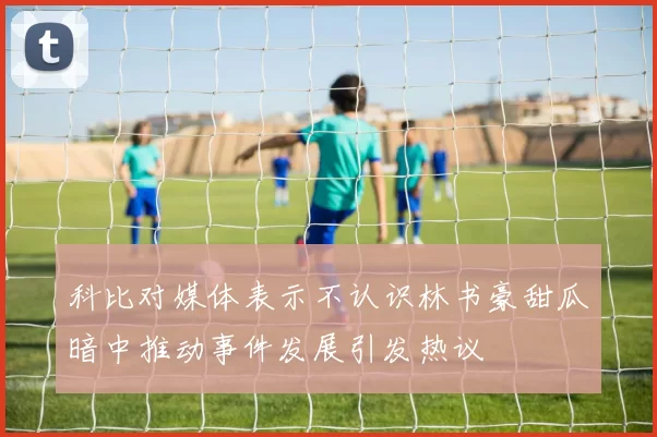 科比对媒体表示不认识林书豪甜瓜暗中推动事件发展引发热议